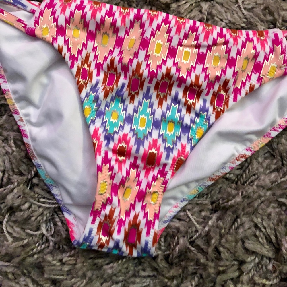 Victoria’s Secret Geometric Strappy Cheeky Bikini - Picture 2 of 4